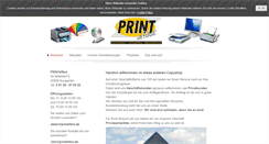 Desktop Screenshot of printeffect.de